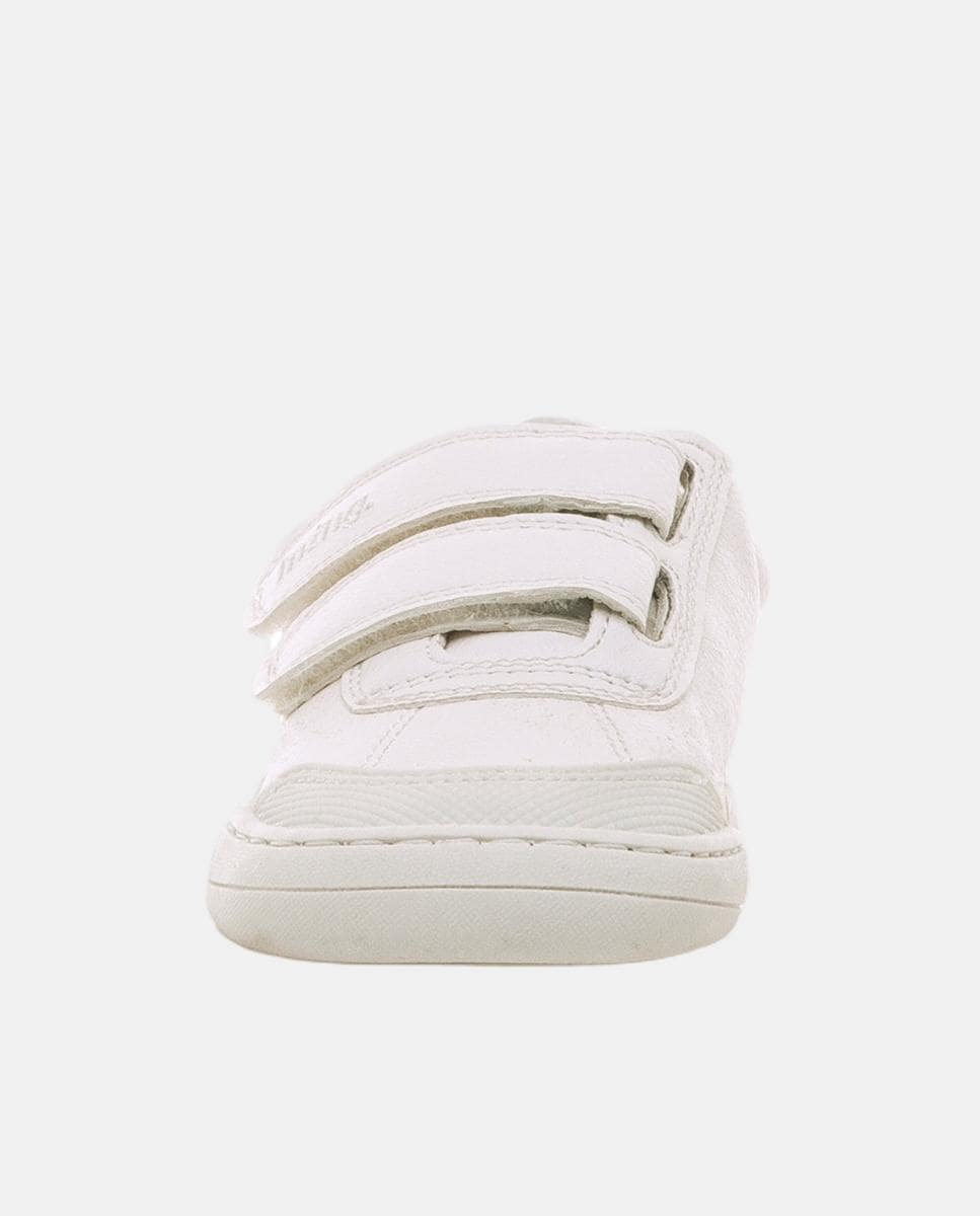 Sapatilhas com Fecho de Adesivo Duplo Branco-2