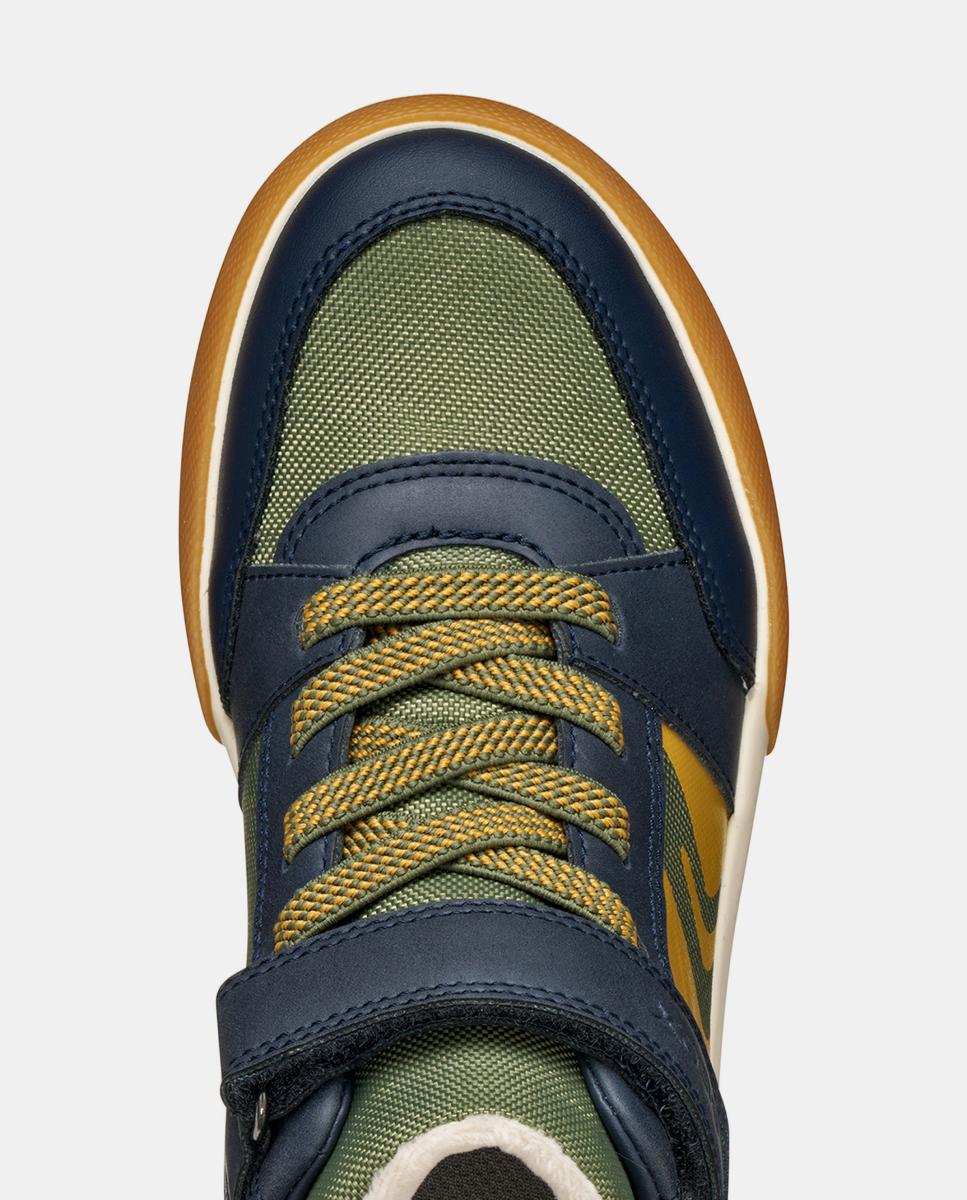 Sapatilhas Mid Cut Transpiráveis Verde-militar-2