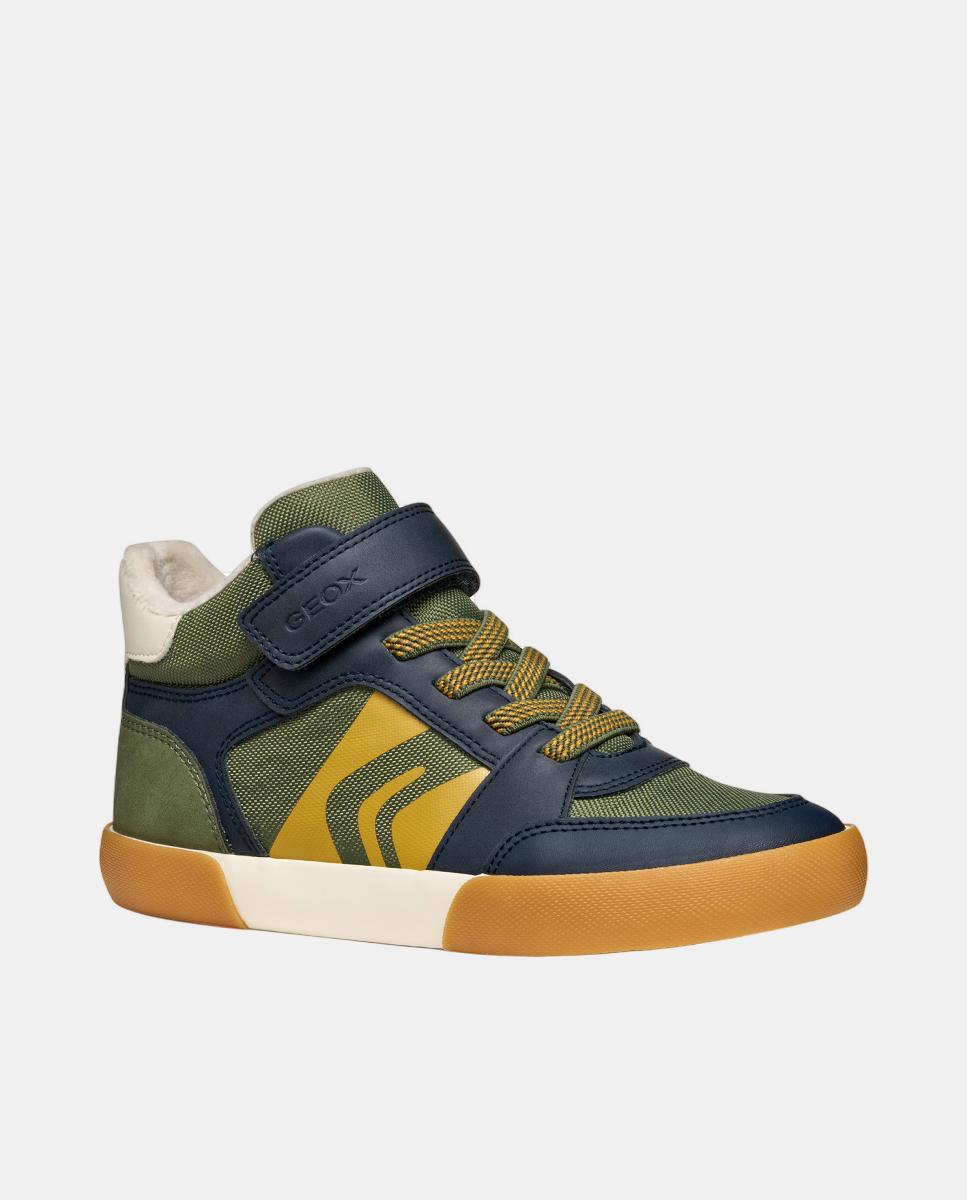 Sapatilhas Mid Cut Transpiráveis Verde-militar-6