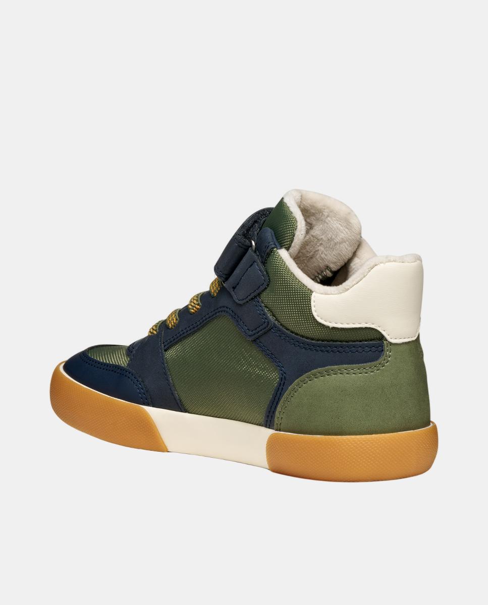 Sapatilhas Mid Cut Transpiráveis Verde-militar-7