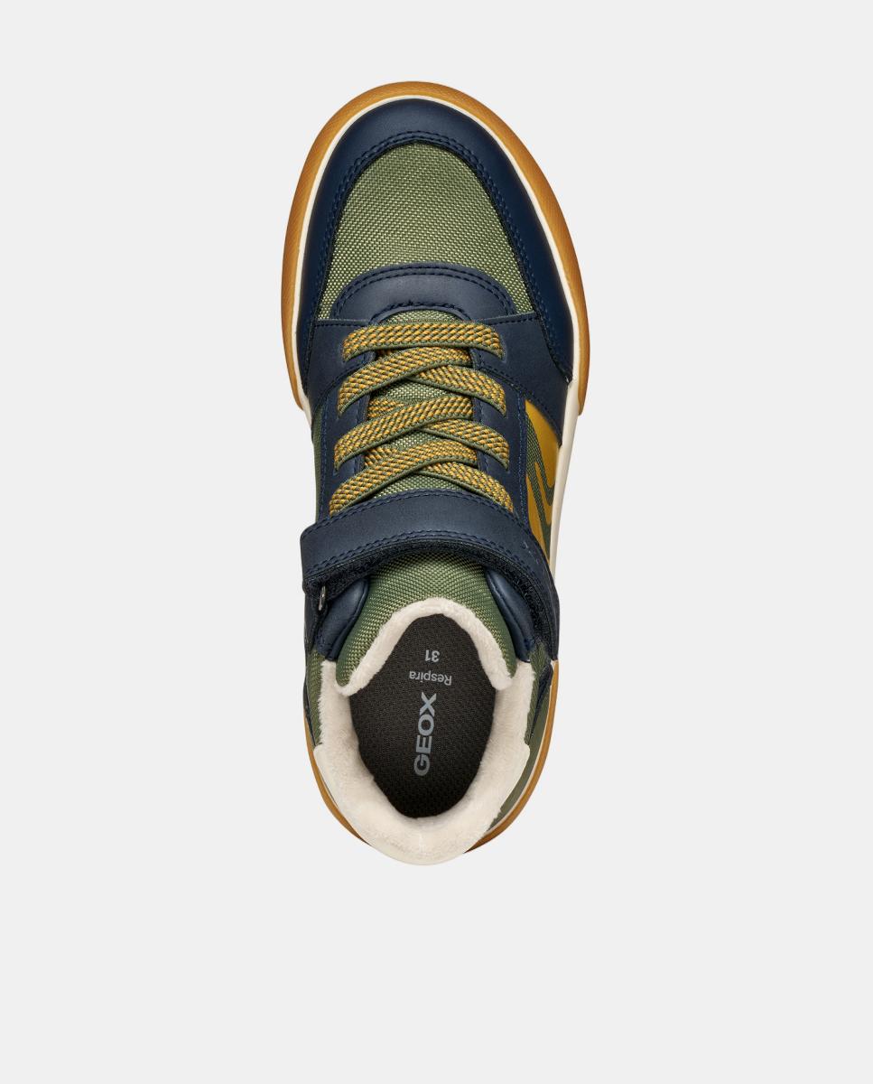 Sapatilhas Mid Cut Transpiráveis Verde-militar-9