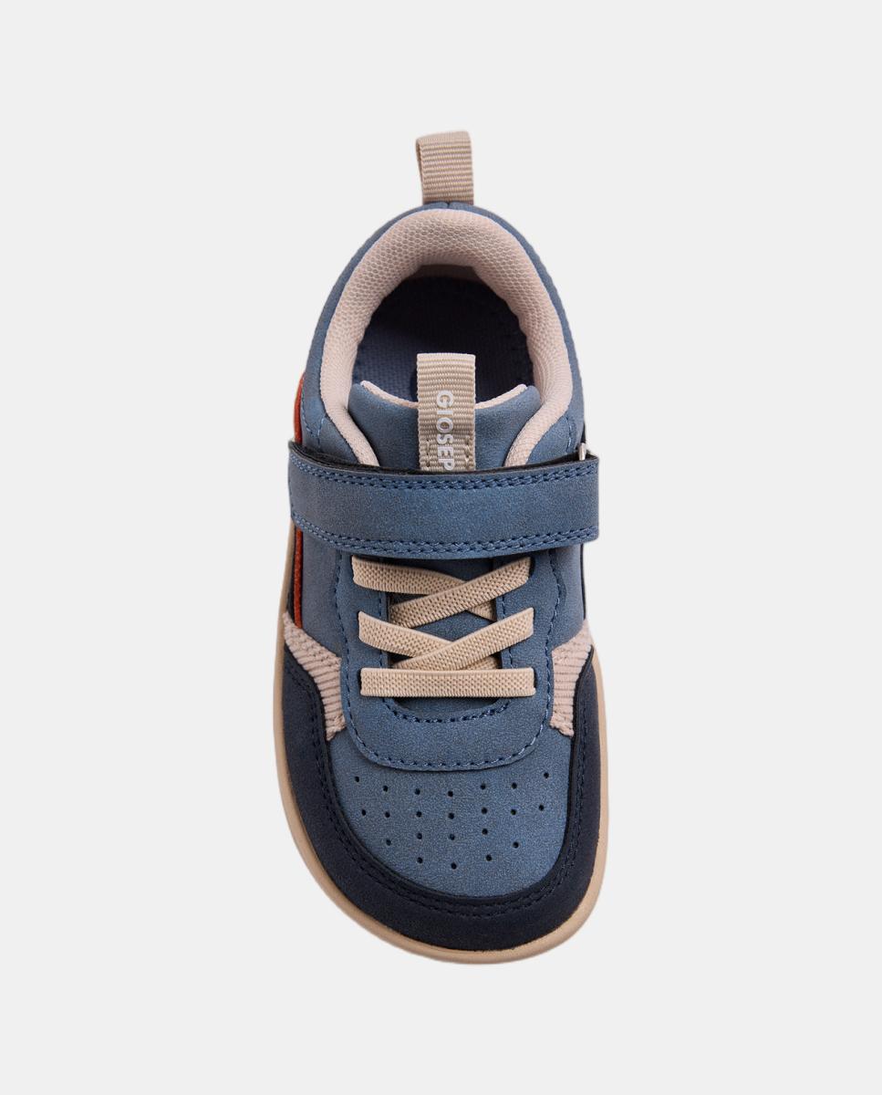 Sapatilhas Gioseppo Barefoot - Bege/Azul Azul Melange-2