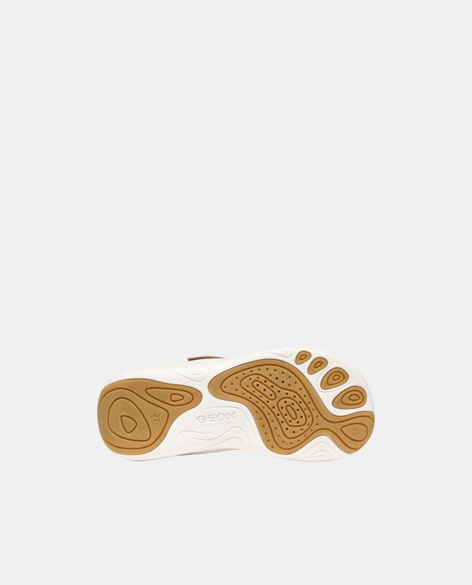 Sapatilhas com Design Anatómico da Sola Geox Castanho caramelo-6