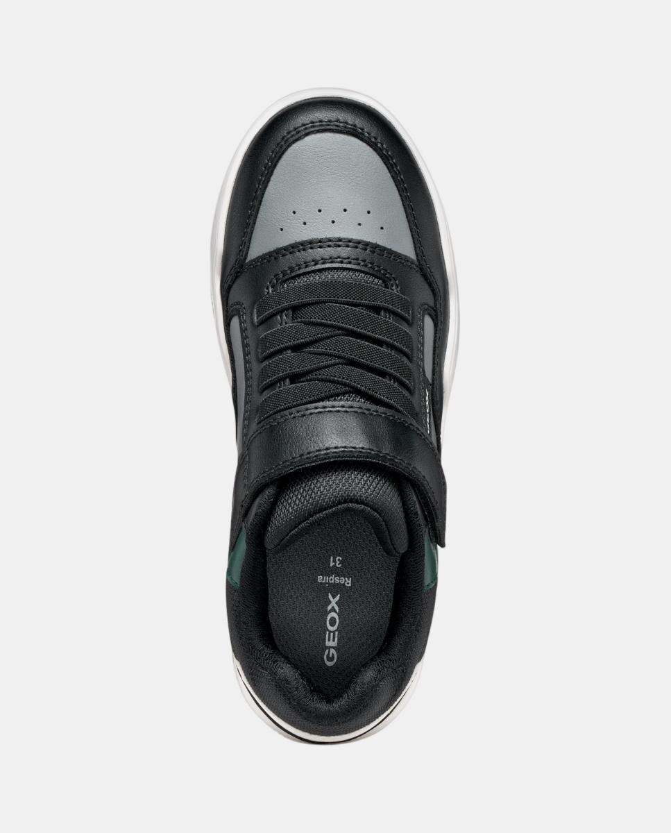 Sapatilhas de Estilo Urbano com Velcro Geox Preto-5