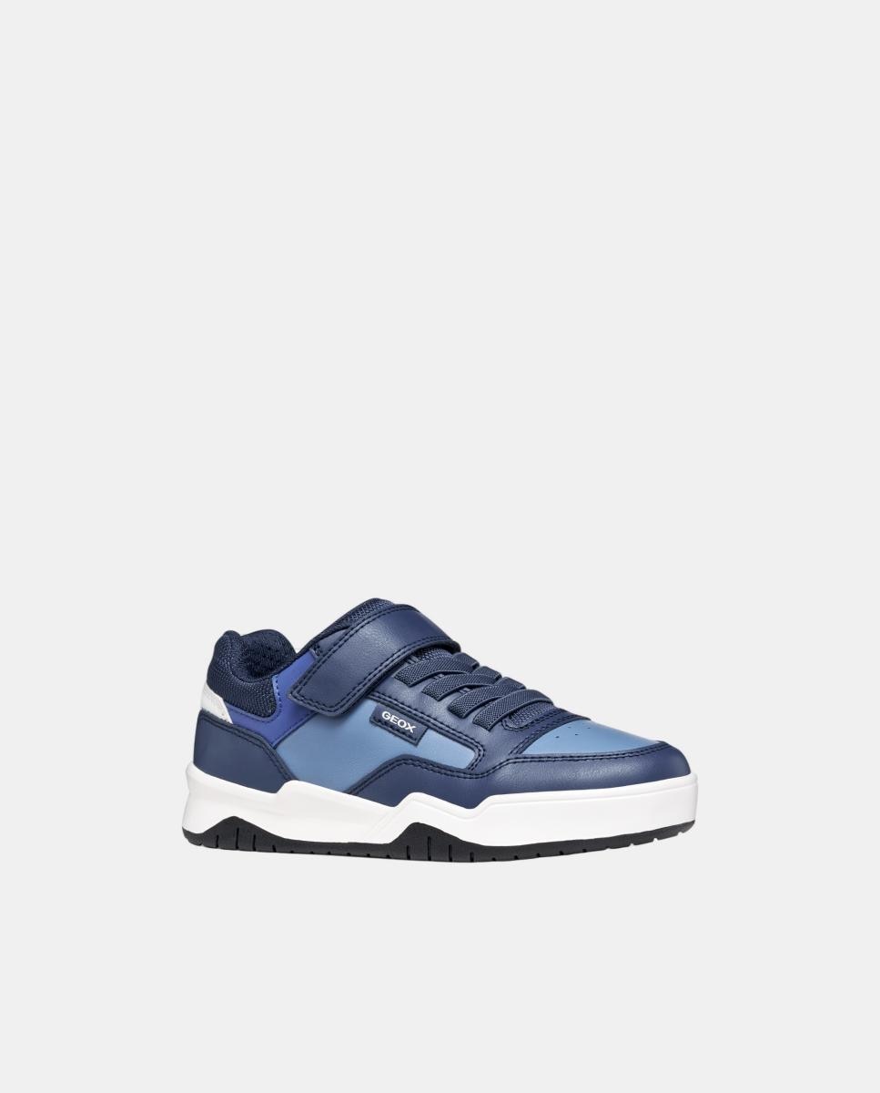 Sapatilhas de criança estilo urbano com velcro Geox Azul Céu-2