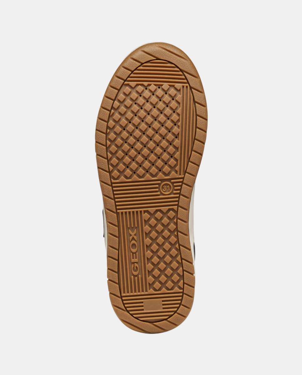 Sapatilhas de criança estilo urbano com velcro Geox Azul-escuro-6