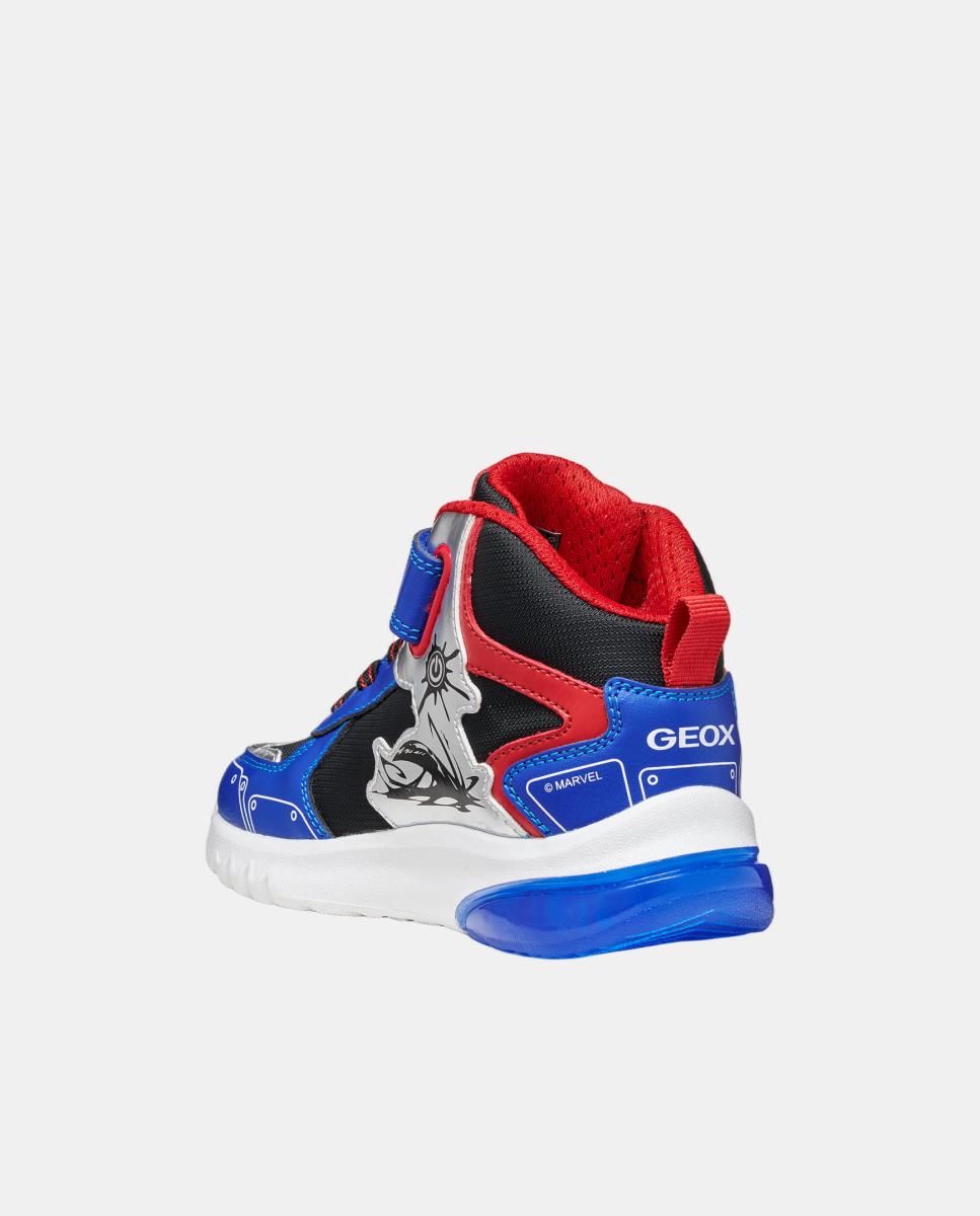 Sapatilhas de Corte Médio da Linha Homem-Aranha Geox Multicolor-3
