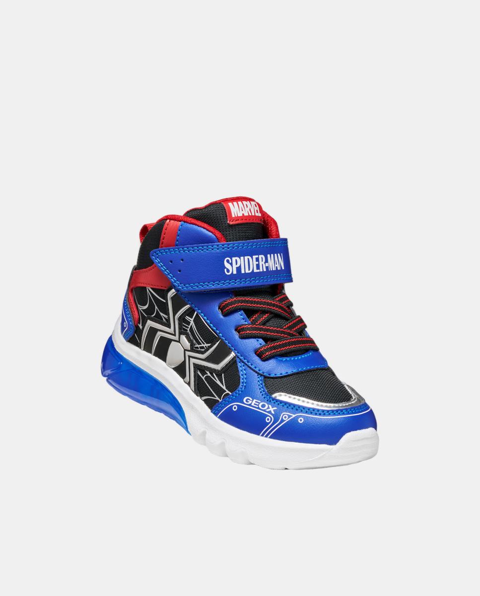 Sapatilhas de Corte Médio da Linha Homem-Aranha Geox Multicolor-4