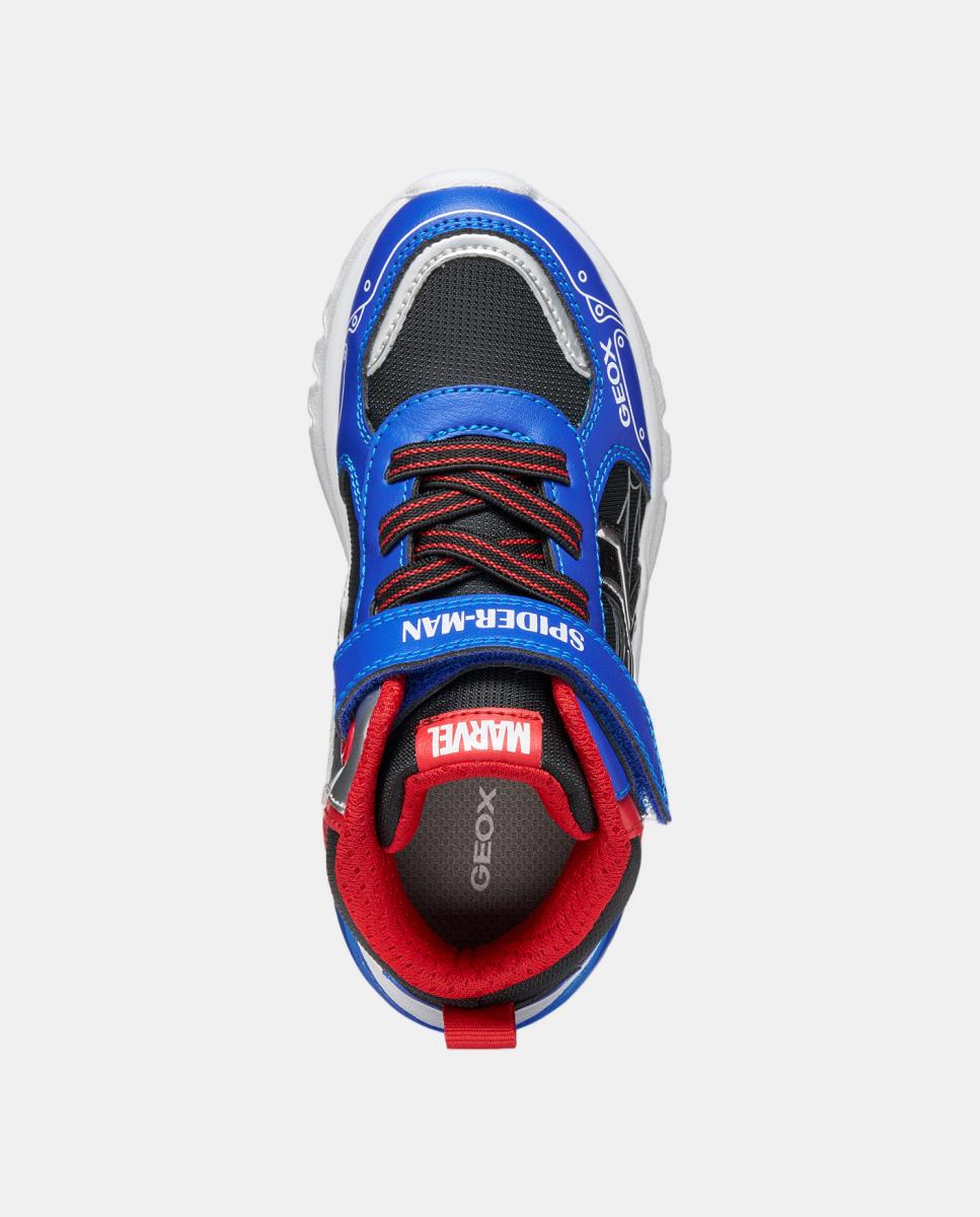 Sapatilhas de Corte Médio da Linha Homem-Aranha Geox Multicolor-5