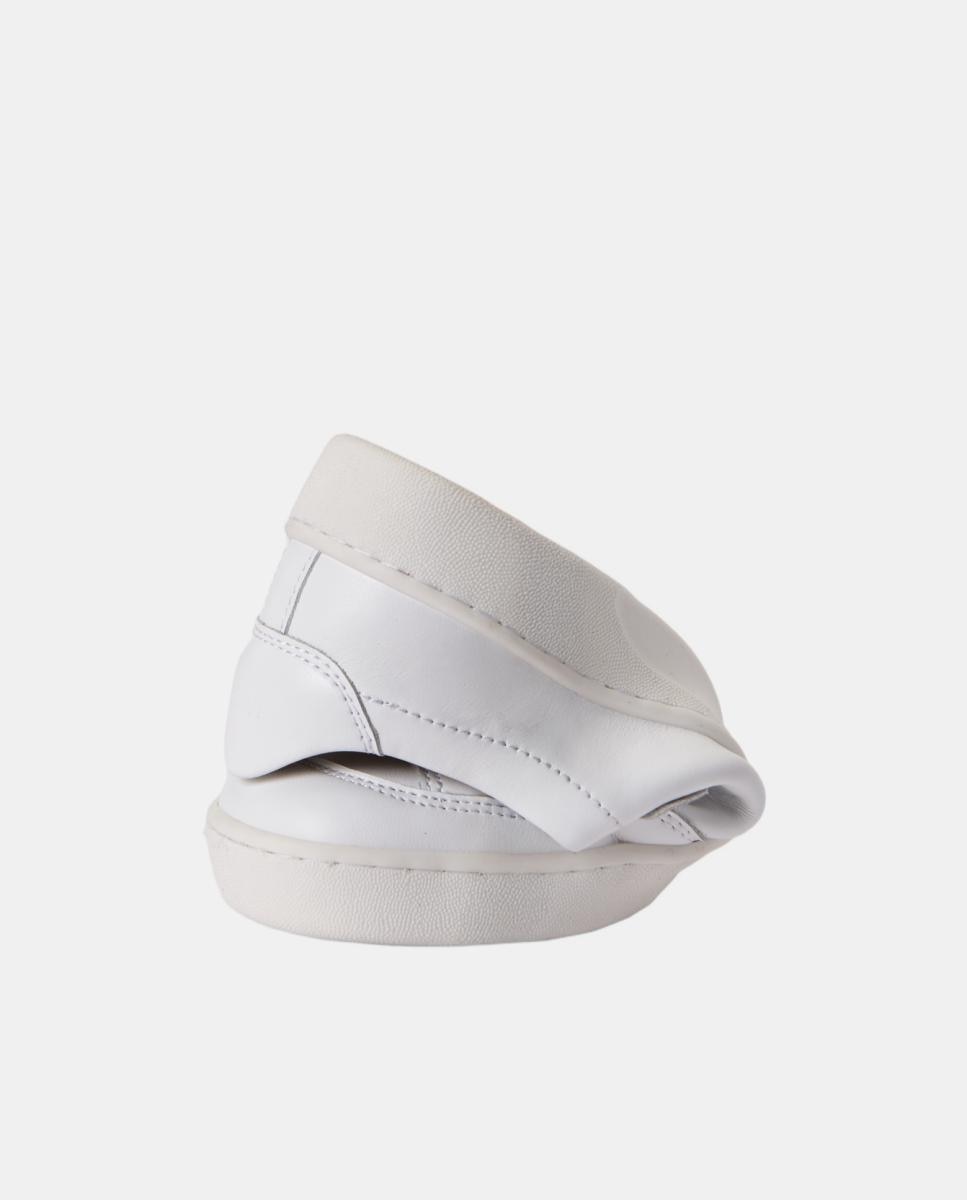 Sapatilhas em pele e sola rasa sem drop KOOPS Branco-9