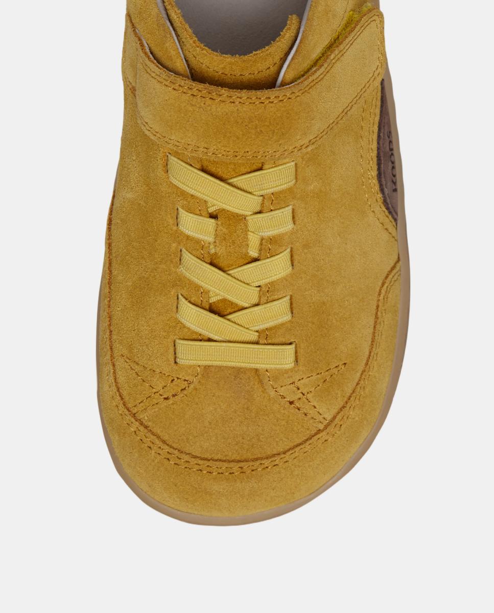 Sapatilhas em suede e sola rasa sem drop KOOPS Amarelo-8