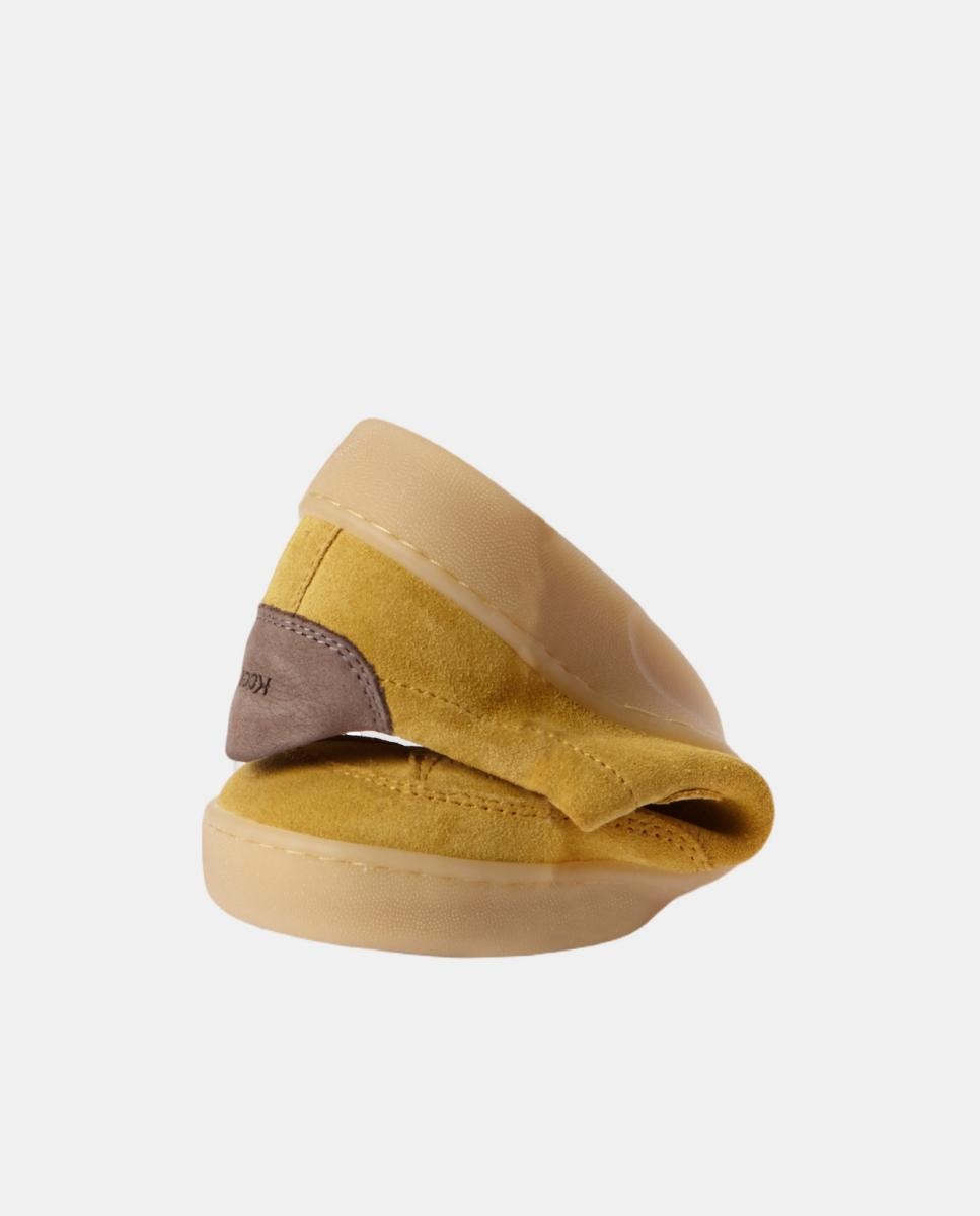 Sapatilhas em suede e sola rasa sem drop KOOPS Amarelo-9