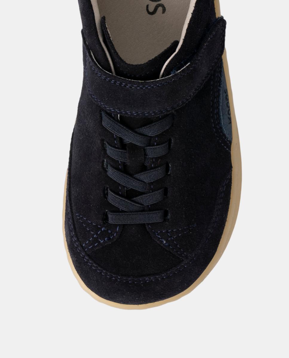 Sapatilhas em suede e sola rasa sem drop KOOPS Azul-escuro-2