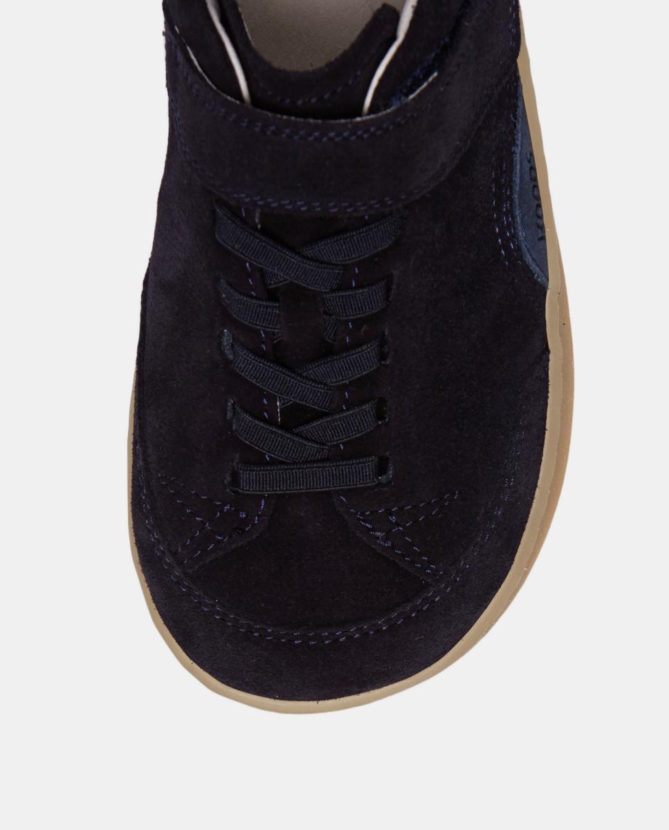 Sapatilhas em suede e sola rasa sem drop KOOPS Azul-escuro-6