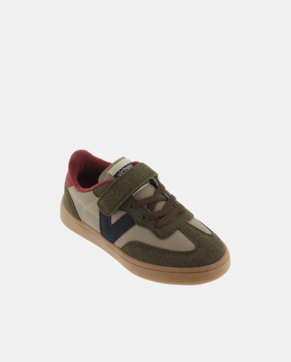 Sapatilhas Desportivas de Criança com Sola Caramelo - Multicolor Victoria Verde-militar-2