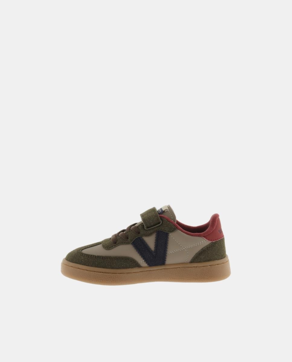 Sapatilhas Desportivas de Criança com Sola Caramelo - Multicolor Victoria Verde-militar-3