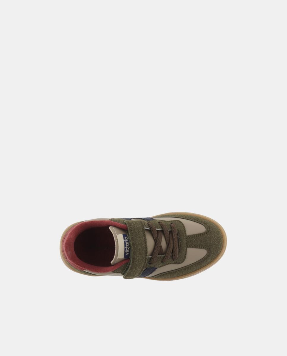 Sapatilhas Desportivas de Criança com Sola Caramelo - Multicolor Victoria Verde-militar-4