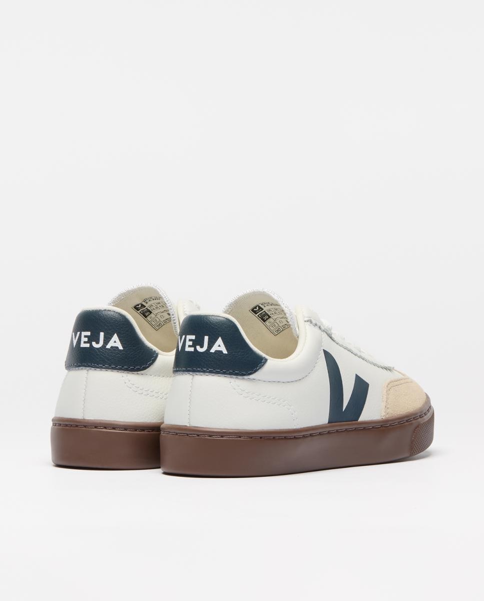 Sapatilhas de Couro Modelo Volley Branco Total-2