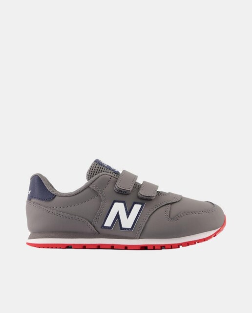 Imagen 0 de Zapatilla casual 500 gris para niños con velcro de New Balance