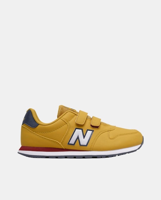 Imagen 0 de Zapatilla casual 500 amarillo ocre para niños con velcro de New Balance