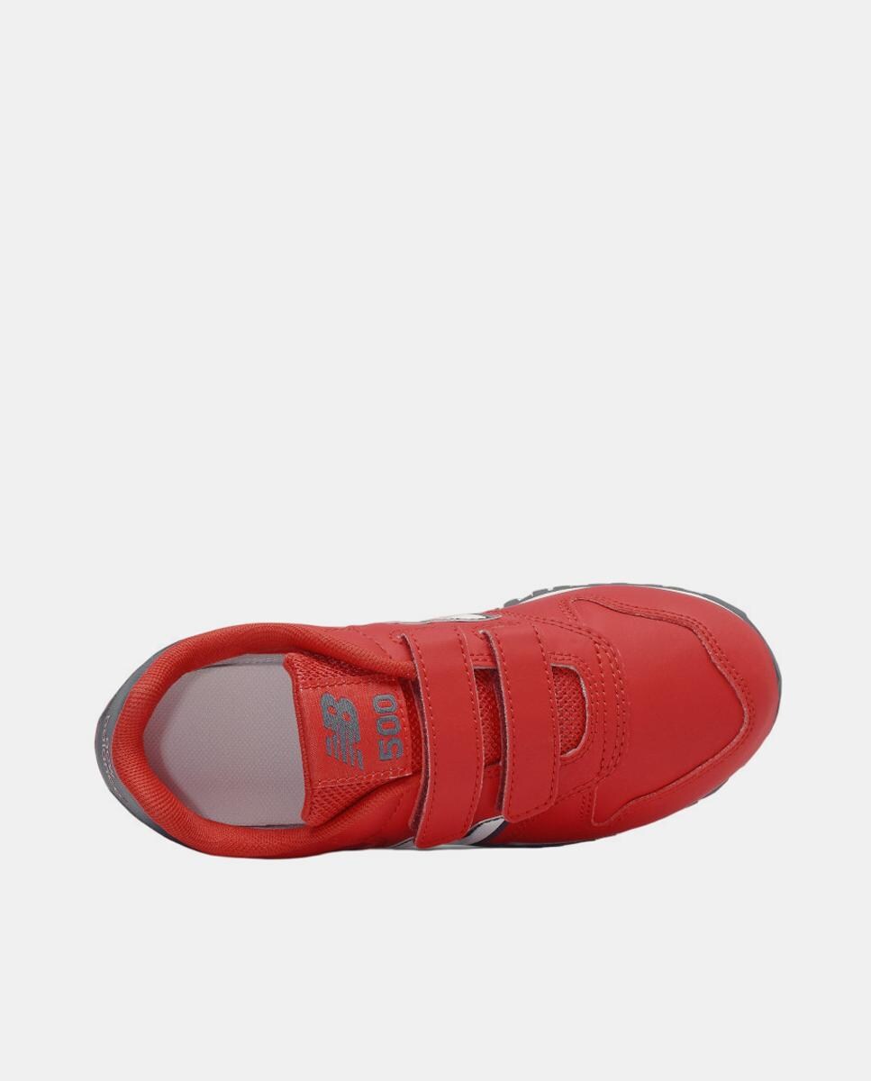 Sapatilhas Casual 500 de Criança com Velcro - Vermelho Vermelho-escuro-3