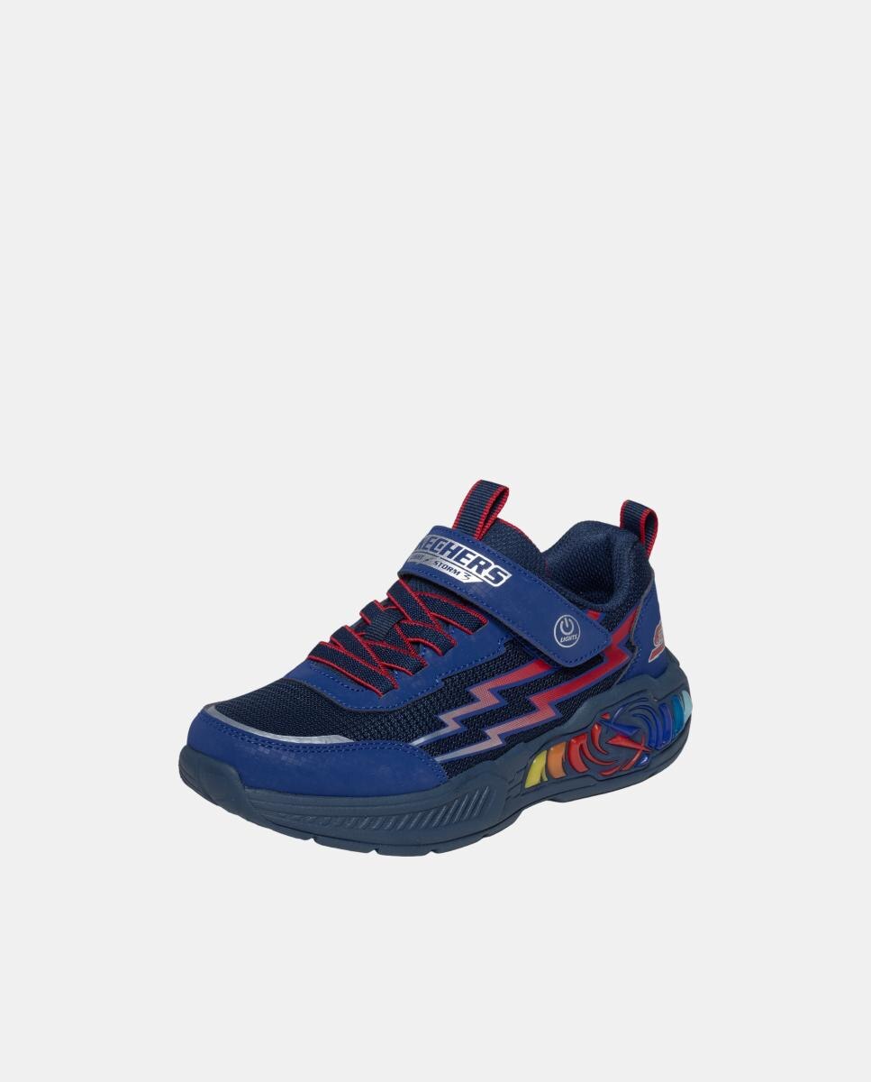 Zapatilla de niño sport con luces - Skechers - Azul oscuro Azul oscuro-3