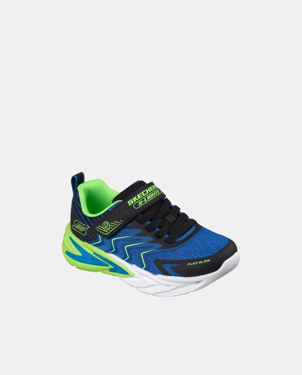 Zapatilla de niño sport con luces - Skechers - Azul Cantábrico Azul Cantábrico-2