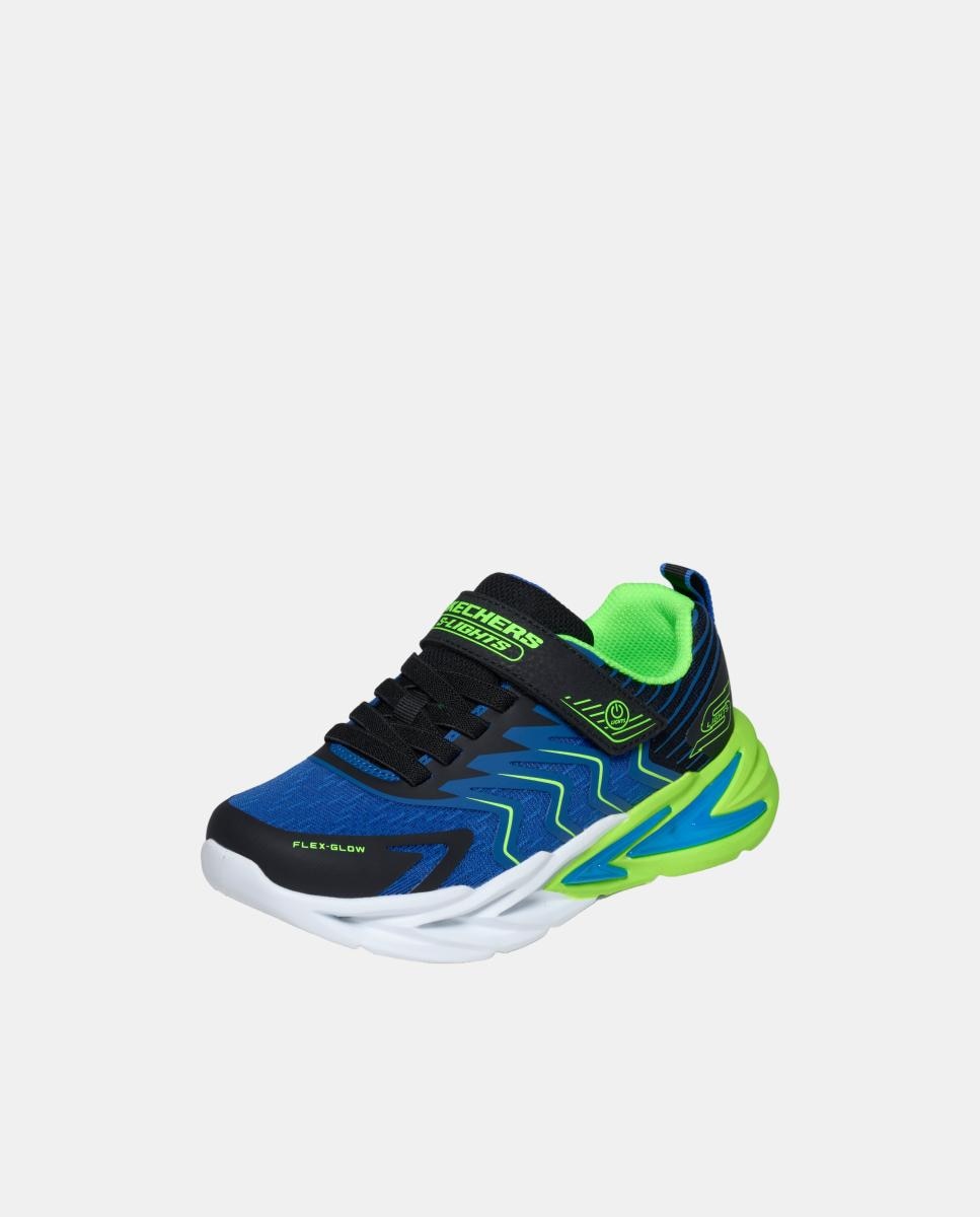 Zapatilla de niño sport con luces - Skechers - Azul Cantábrico Azul Cantábrico-3