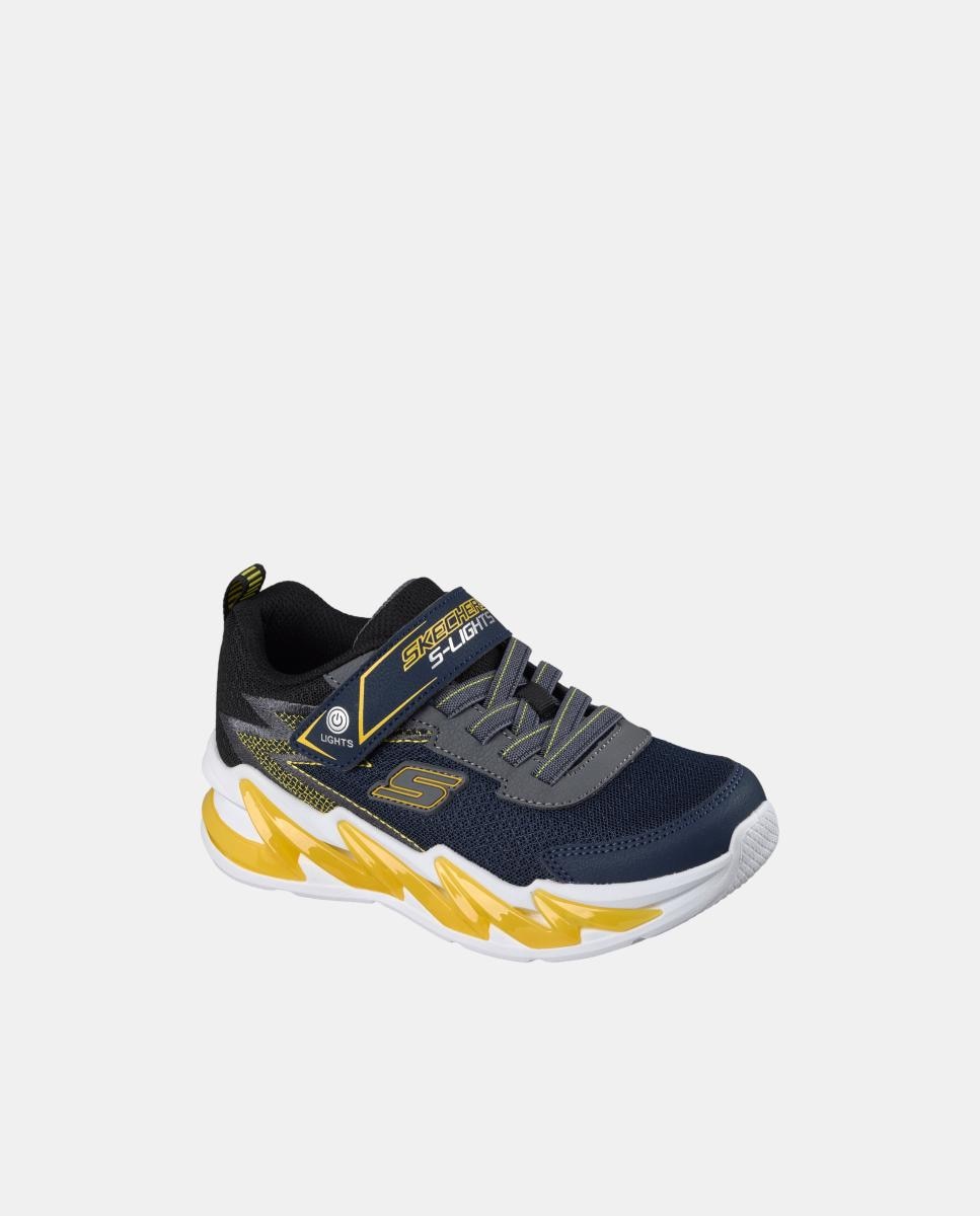 Zapatilla de niño sport con luces - Skechers - Azul marino Azul marino-2