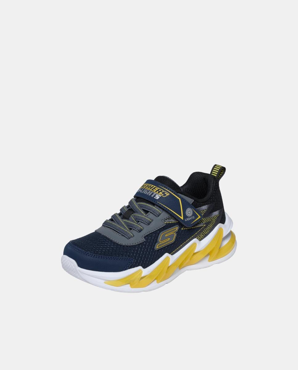 Zapatilla de niño sport con luces - Skechers - Azul marino Azul marino-3