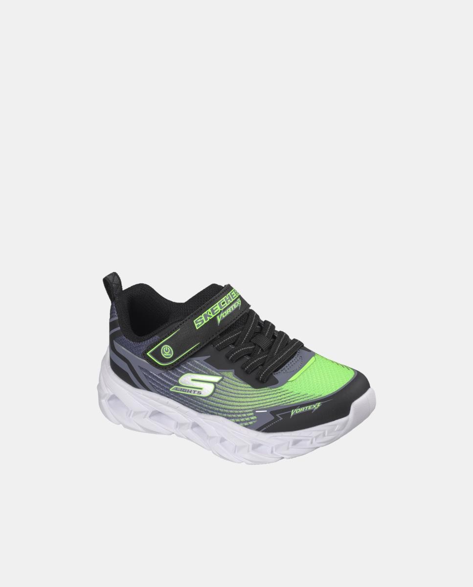 Imagen 2 de Zapatilla de niño sport con luces - Skechers - Verde vivo Verde vivo