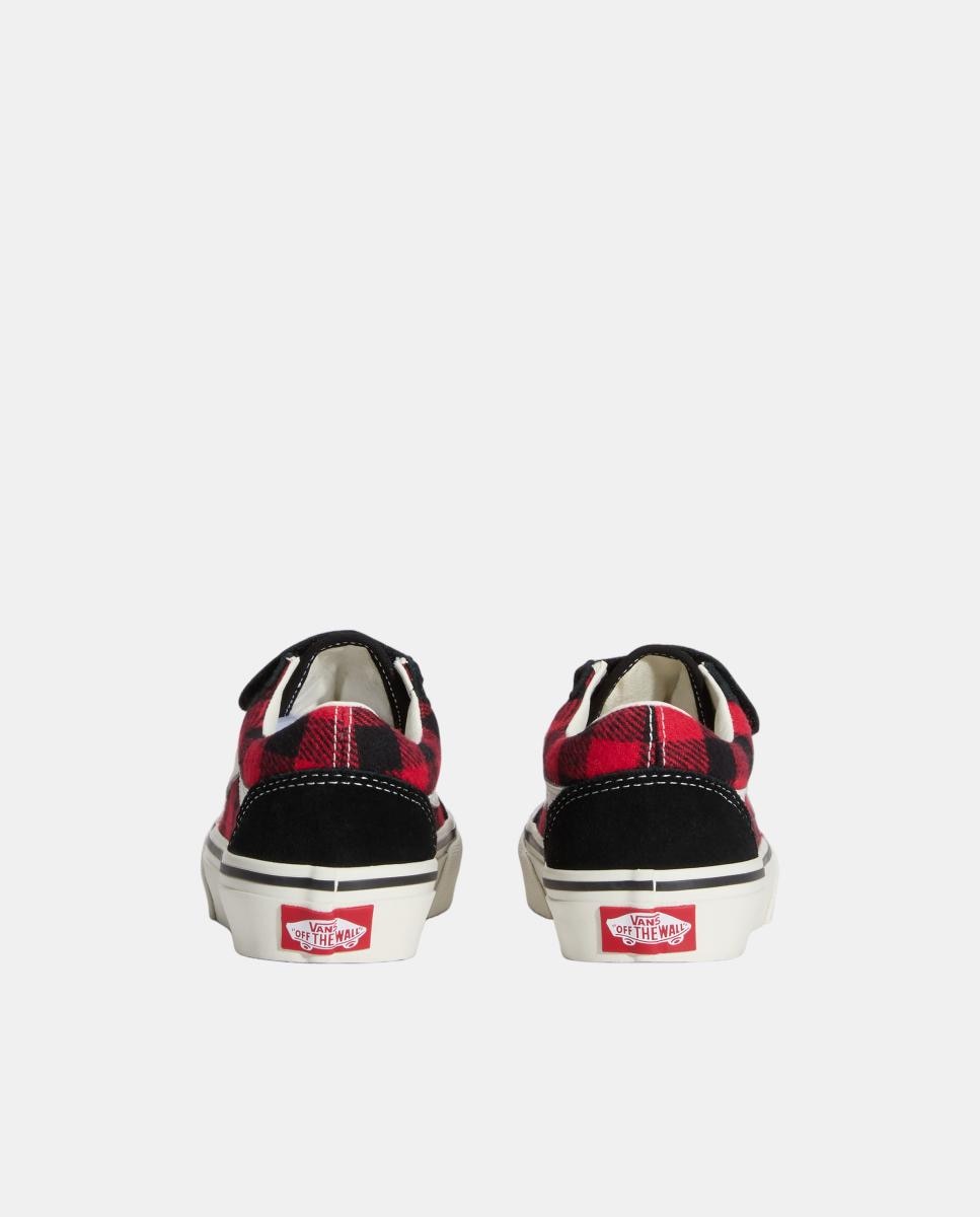 Sapatilhas casual s Old Skool V Vans com velcros Preto-2