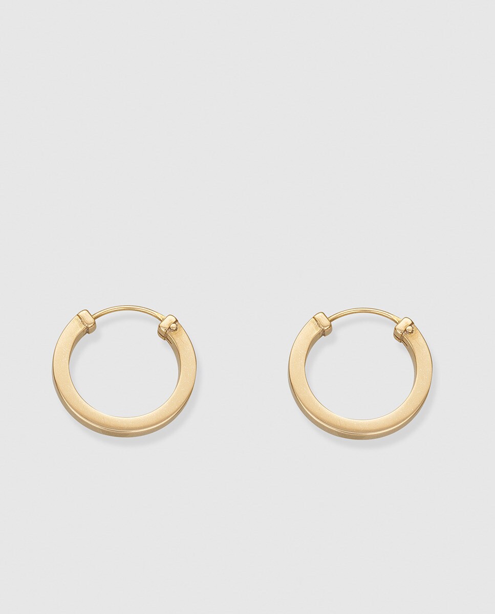 Imagen 0 de Pendientes El Corte Inglés Minimal de aro en oro El Corte Ingles Oro