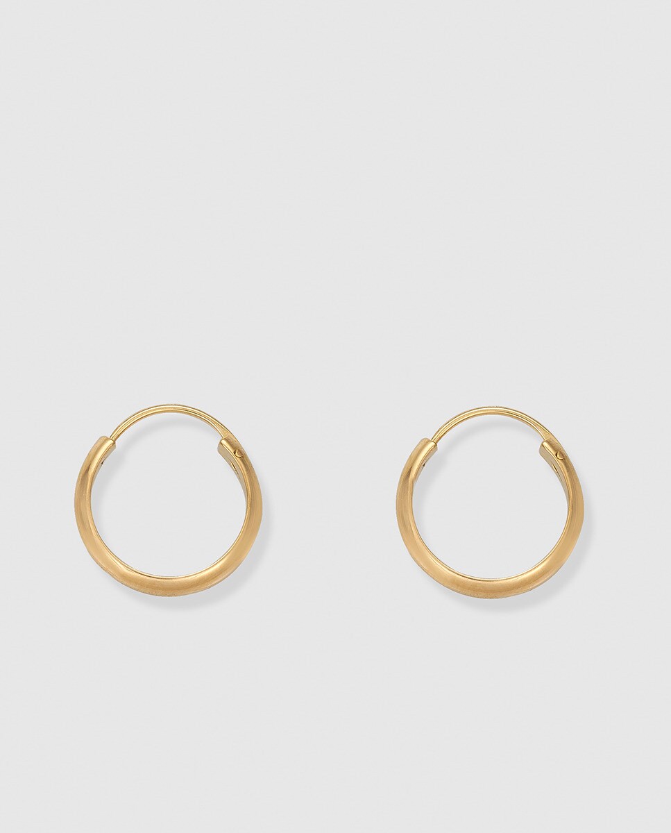Pendientes El Corte Inglés Minimal de aro en - Oro Oro-1
