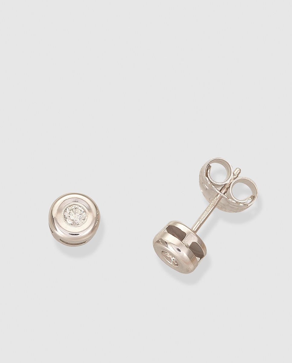 Pendientes de oro y brillantes El Corte Inglés - Blanco Blanco-1
