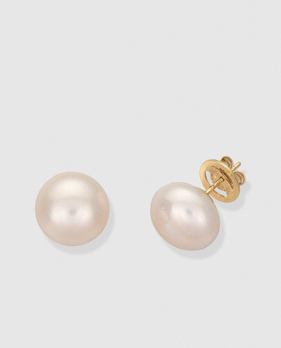 Pendientes de oro y perla blanca El Corte Inglés - Blanco Blanco-1