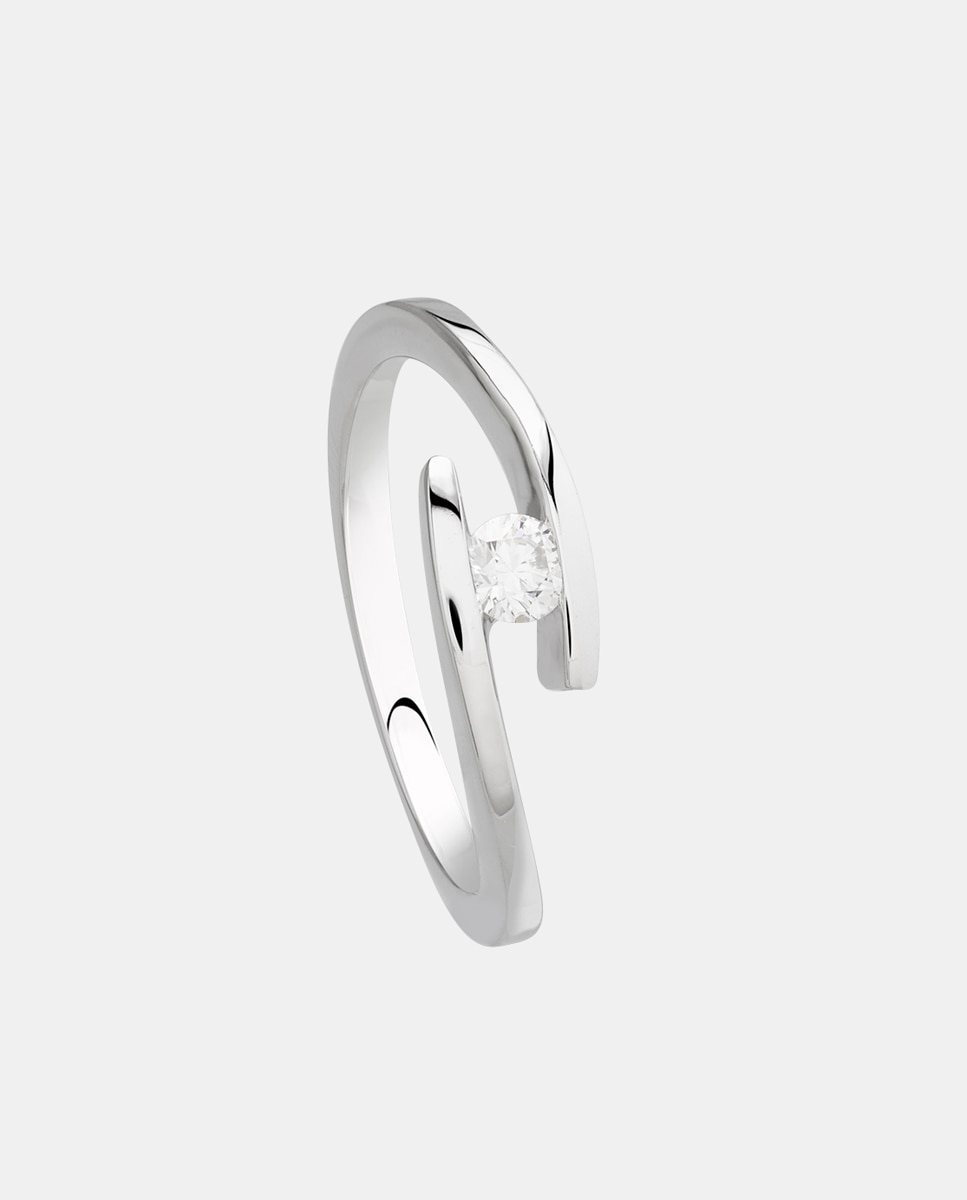 El Corte Inglés - Anillo de oro y brillantes.