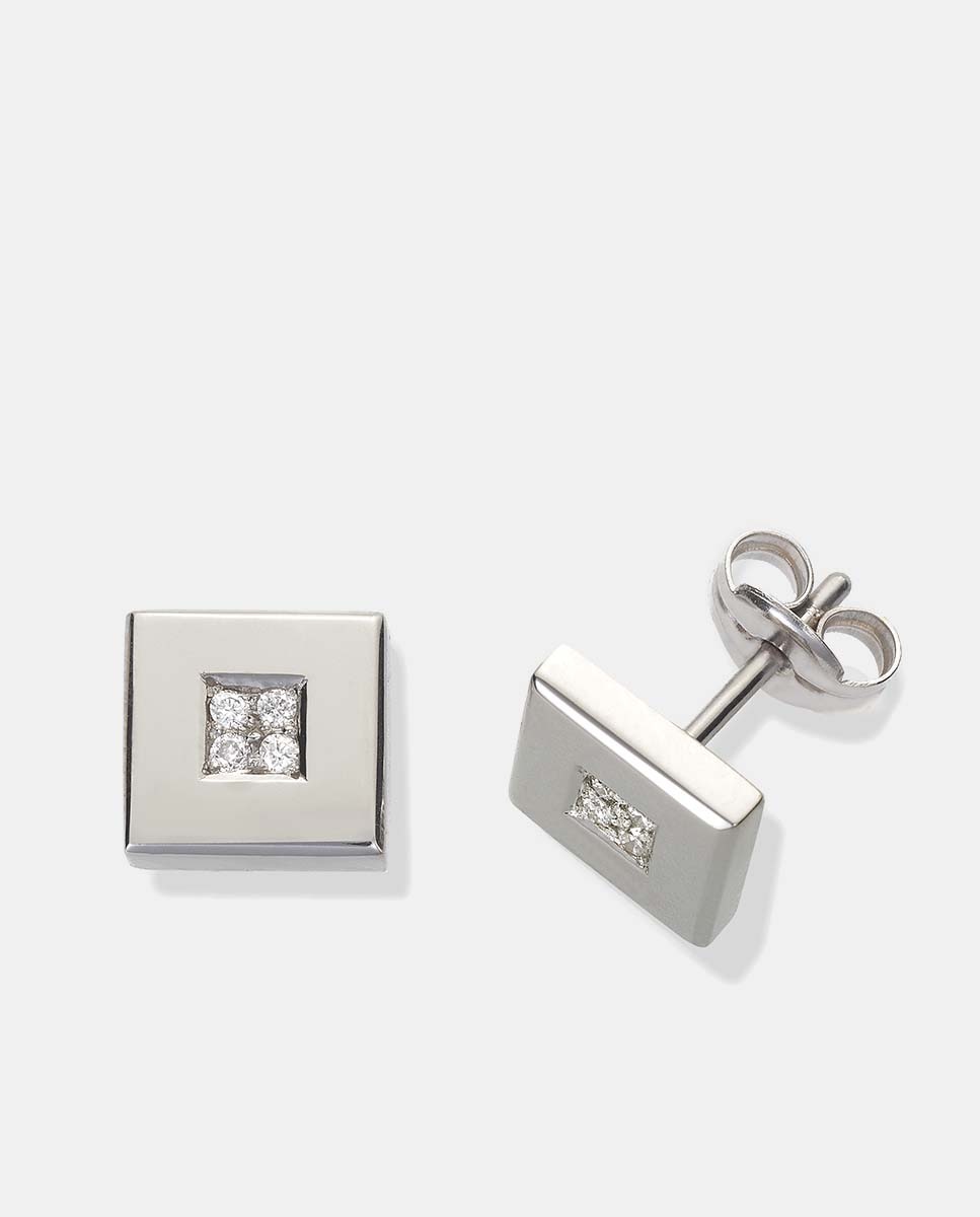 Pendientes Mio de oro y diamantes - El Corte Inglés - Blanco Blanco-1