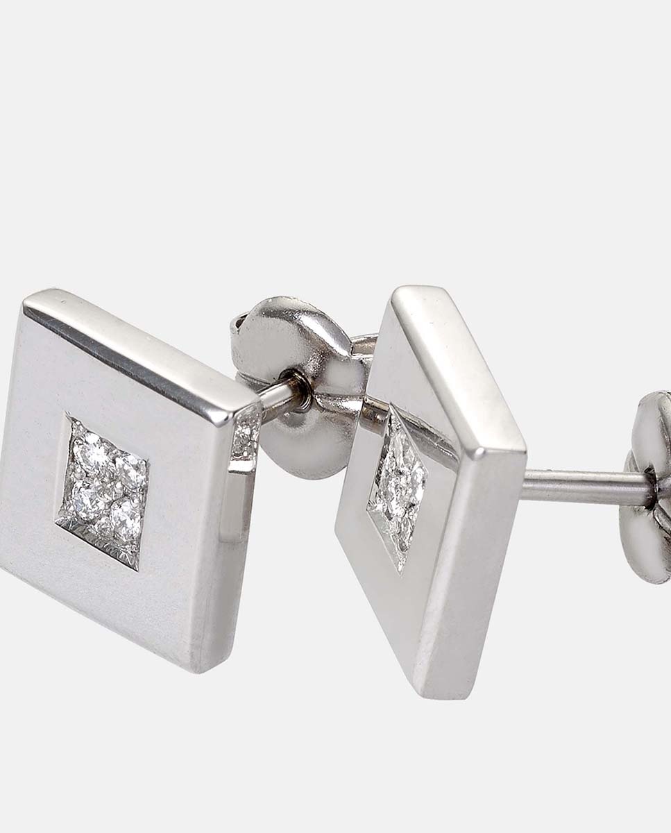 Pendientes Mio de oro y diamantes - El Corte Inglés - Blanco Blanco-3