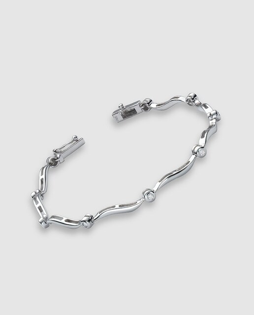 Pulsera de oro y diamantes