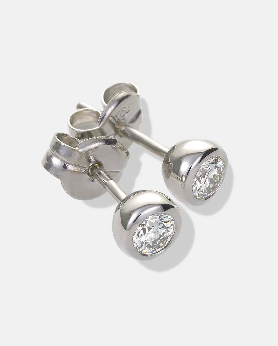 Brincos Luzz de Ouro e Diamantes Branco-2