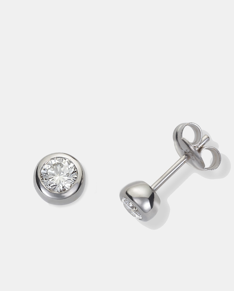 Brincos Luzz de Ouro e Diamantes Branco-1