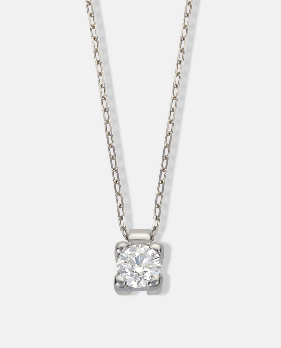 El Corte Inglés - Colgante Luzz de oro y diamante.