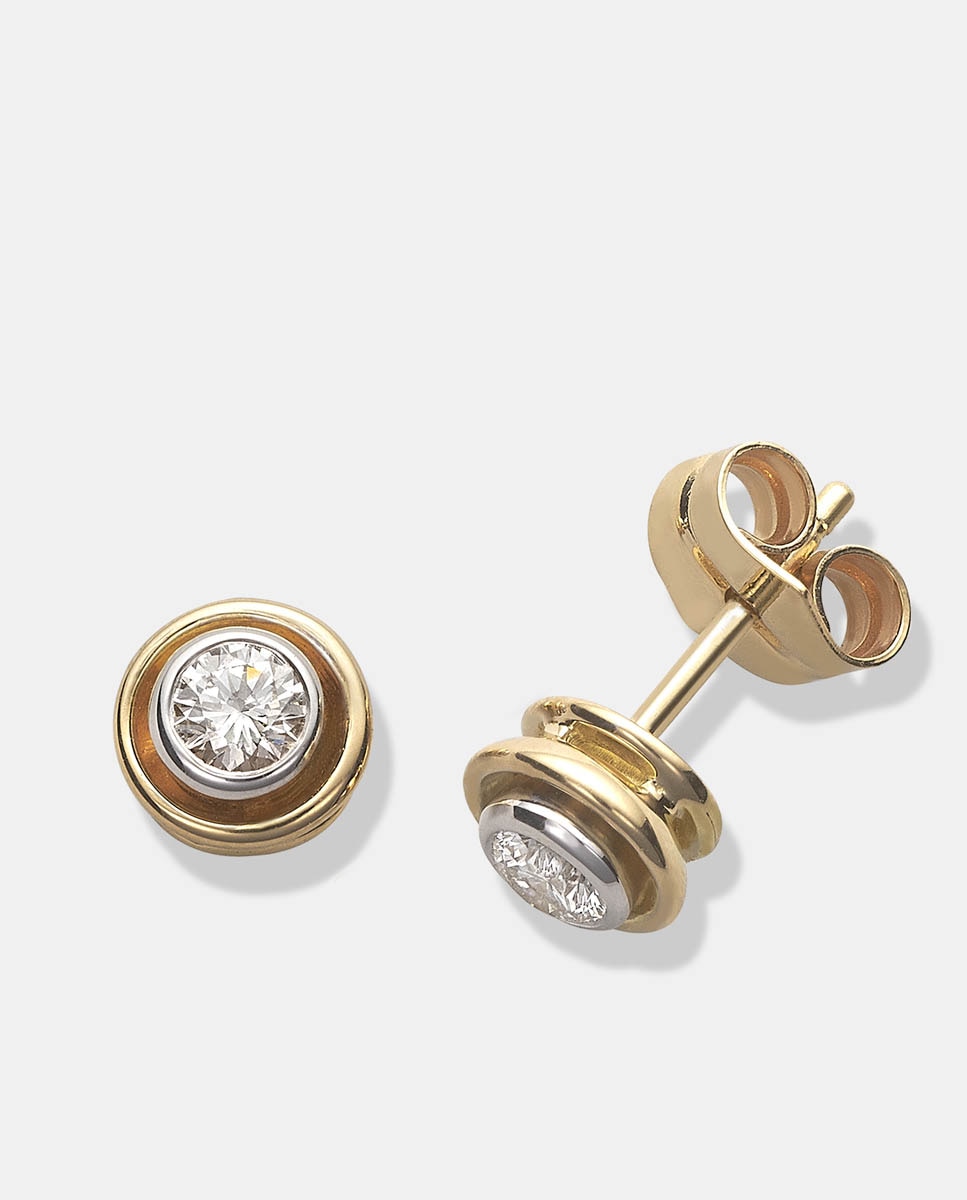Imagem 0 de Brincos de ouro e diamante Luzz