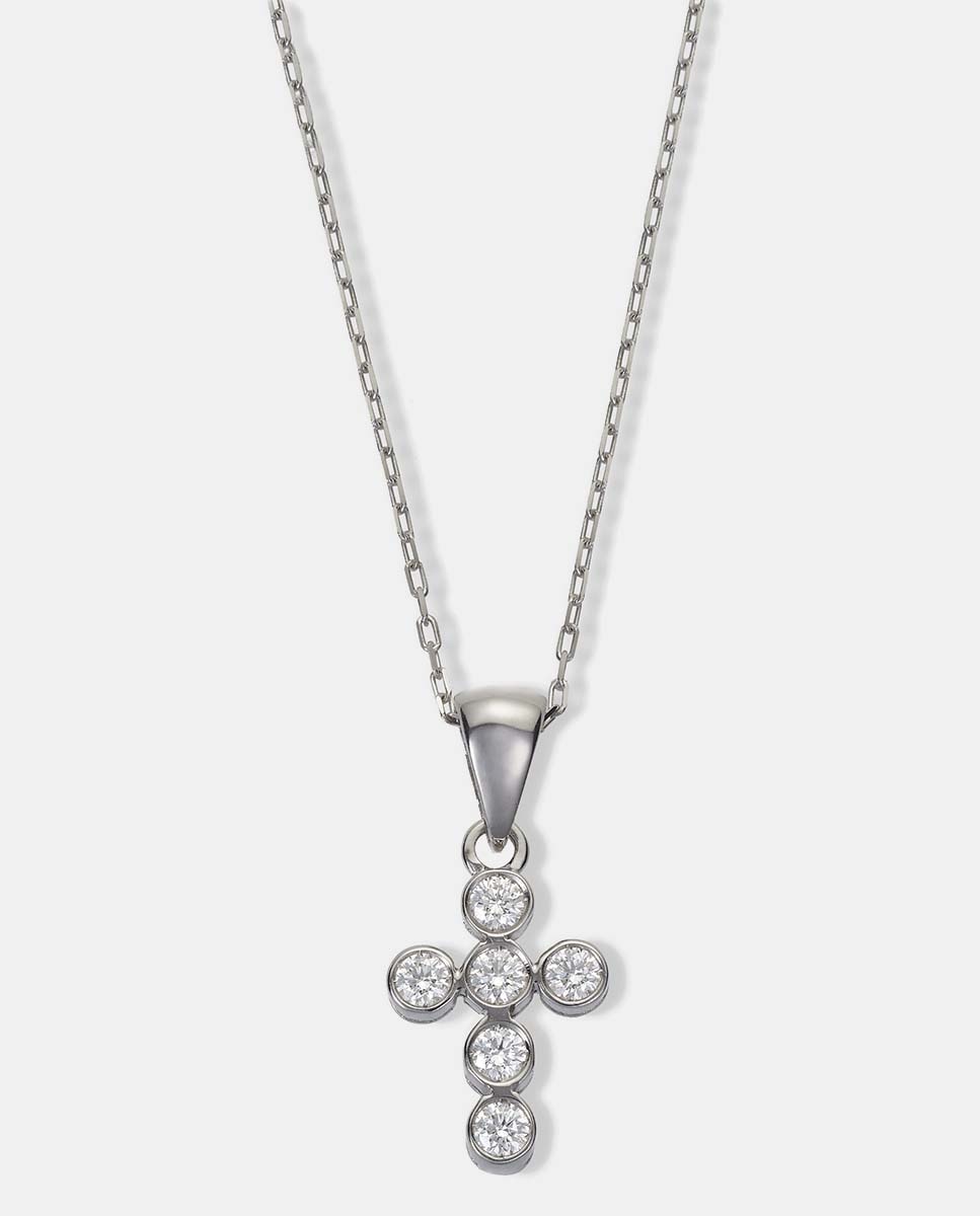 Colgante Luzz de oro y diamantes - El Corte Inglés - Blanco Blanco-1
