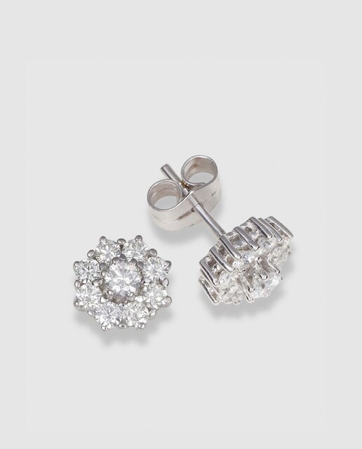 Pendientes Luzz de oro y diamantes