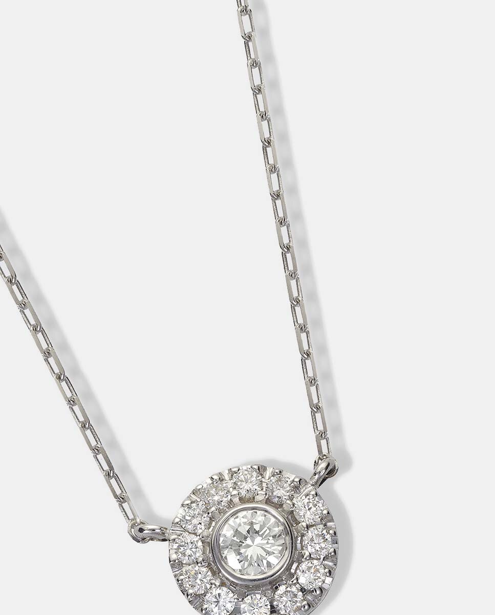Pendente Luzz de ouro e diamantes Branco-3