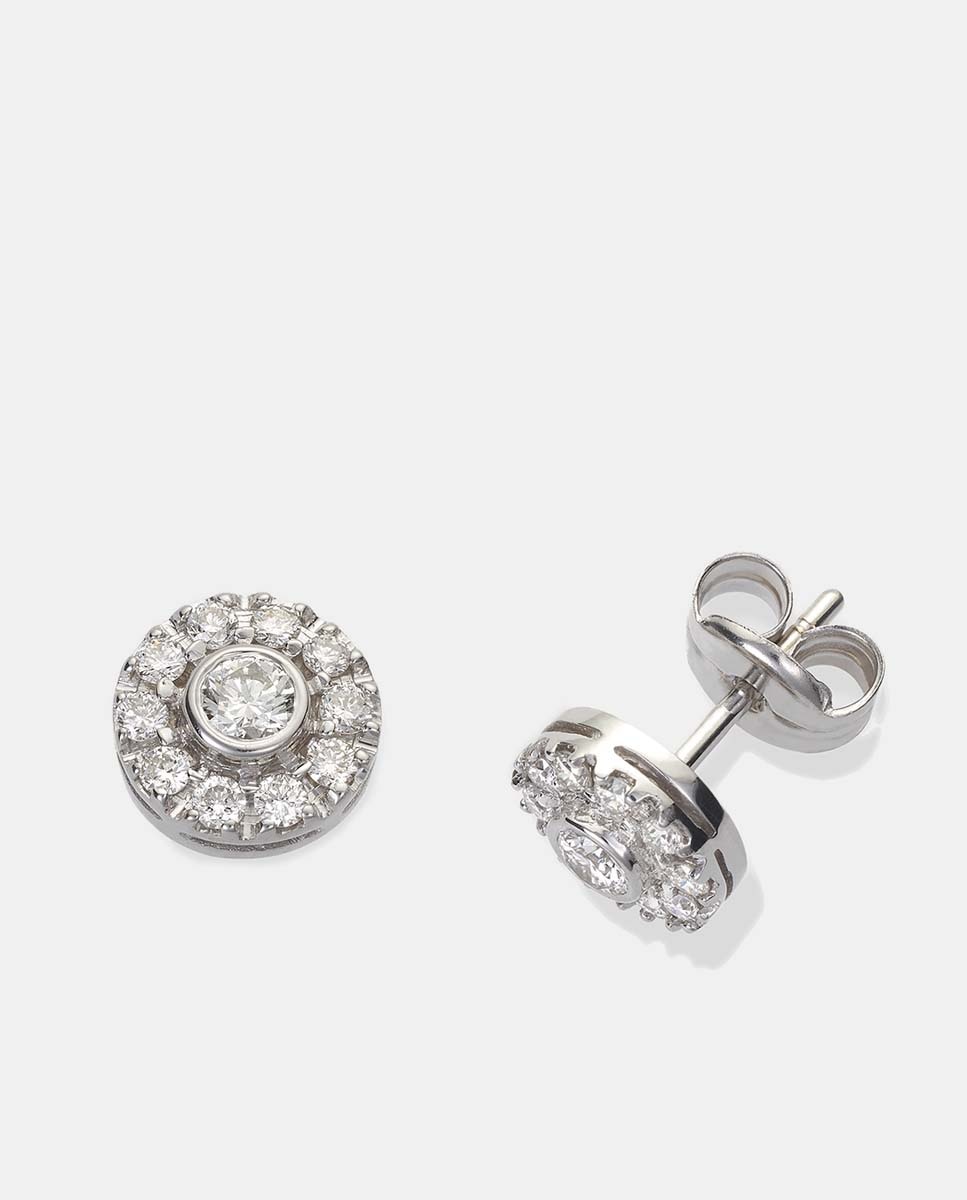 Imagem 0 de Brincos de ouro e diamante Luzz