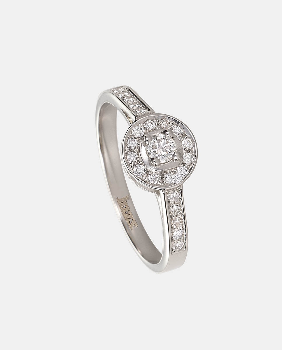 Imagem 0 de Anel Luzz de ouro e diamantes