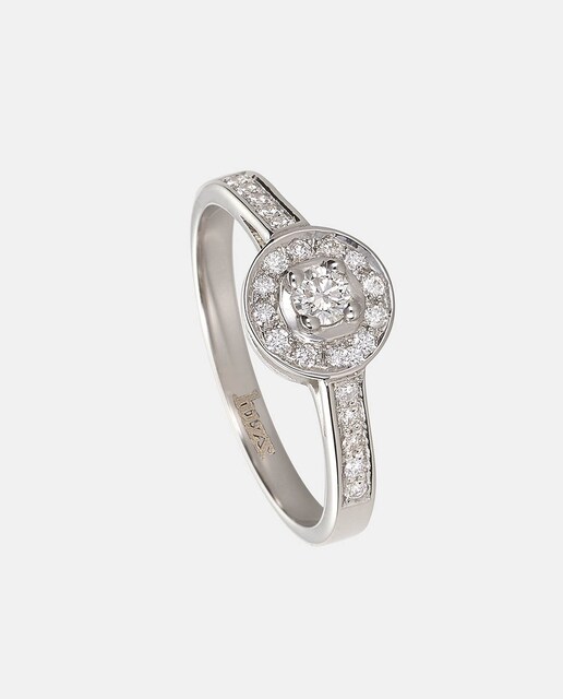 Anillo Luzz de oro y diamantes